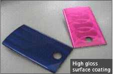 High gloss surface coating