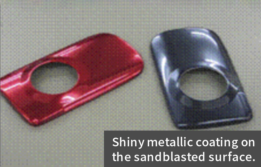 Shiny metallic coating